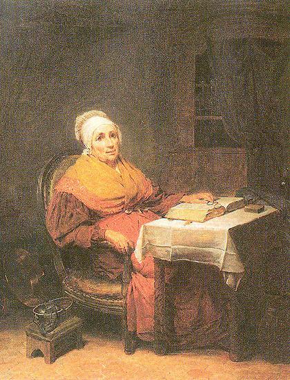 Robert Wilhelm Ekman Reading woman. oil painting image